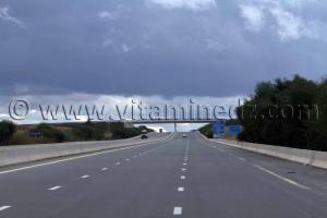 SBA Autoroute Est Ouest, Juste avant la station de Sidi Yakoub