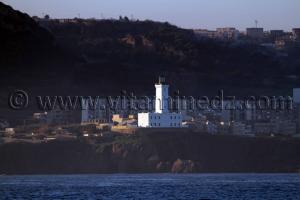 Cap Caxine lors de la Traversée touristique par Ferry, Alger Port vers La Madrague