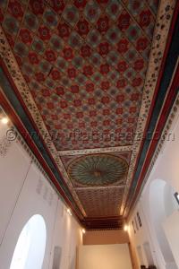 Plafonds en bois peint Palais du Rais (Bastion 23) à Alger