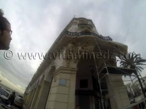 Patrimoine immobilier algérois  immeuble en restauration, Bd Che Guevara