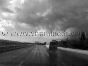 Pluie, Autoroute Est Ouest