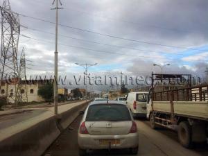 Encombrement entrée Khemis Miliana, Wilaya de Ain Defla