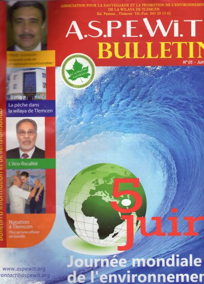 TLEMCEN: Revoilà le bulletin de l'ASPEWIT