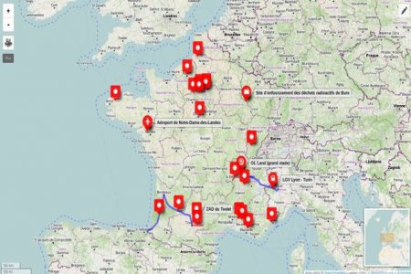 Planète (France) -  Grands projets inutiles: corruption, police et gaspillage. Voici la carte des résistances