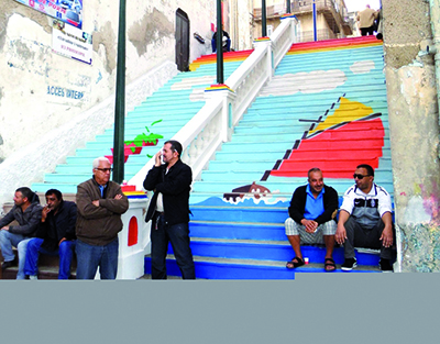 La «Révolution des escaliers» s’empare de la ville:  «Drouj» Skikda relookés