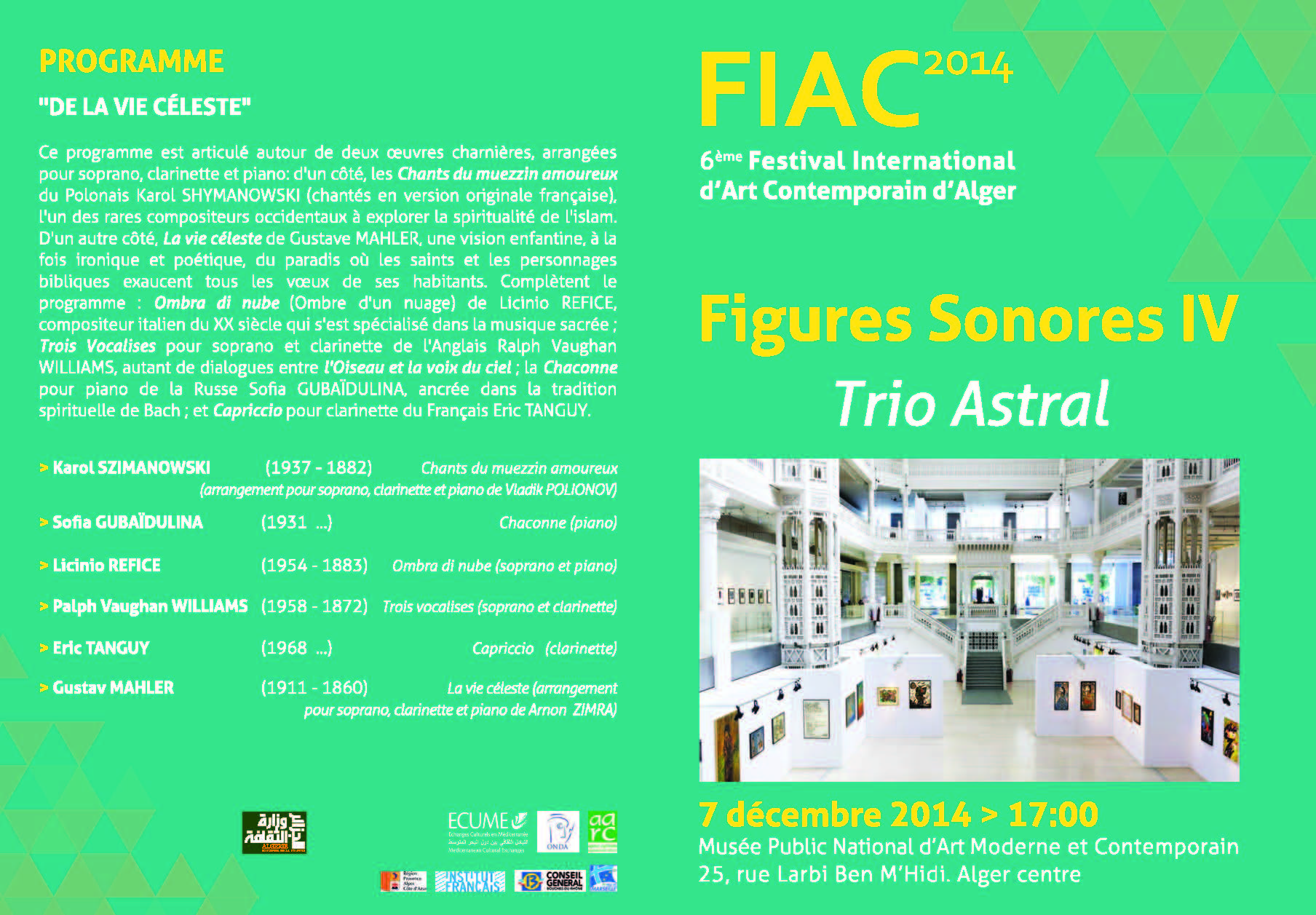 Figures sonores IV pour le fiac 2014