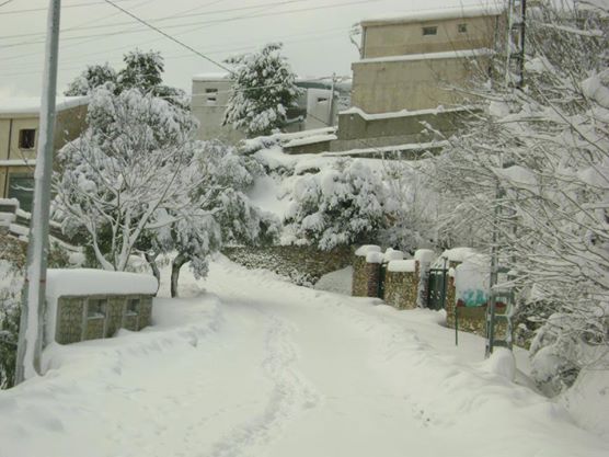 Agouni Boughar sous la neige
