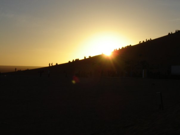 Beni Abbes -  Ascension de la grande dune