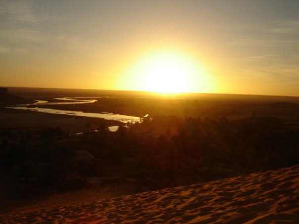 Beni Abbes - Coucher de soleil