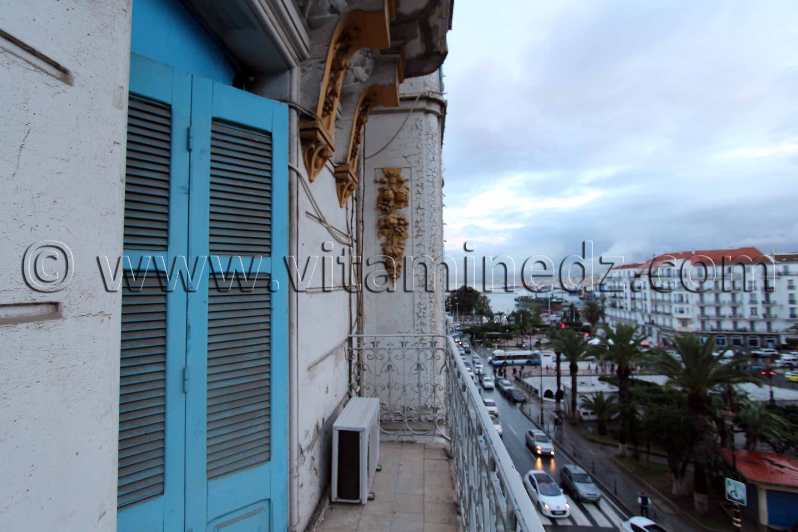 Vue sur Alger, Hôtel Albert 1er, Avenue Pasteur.