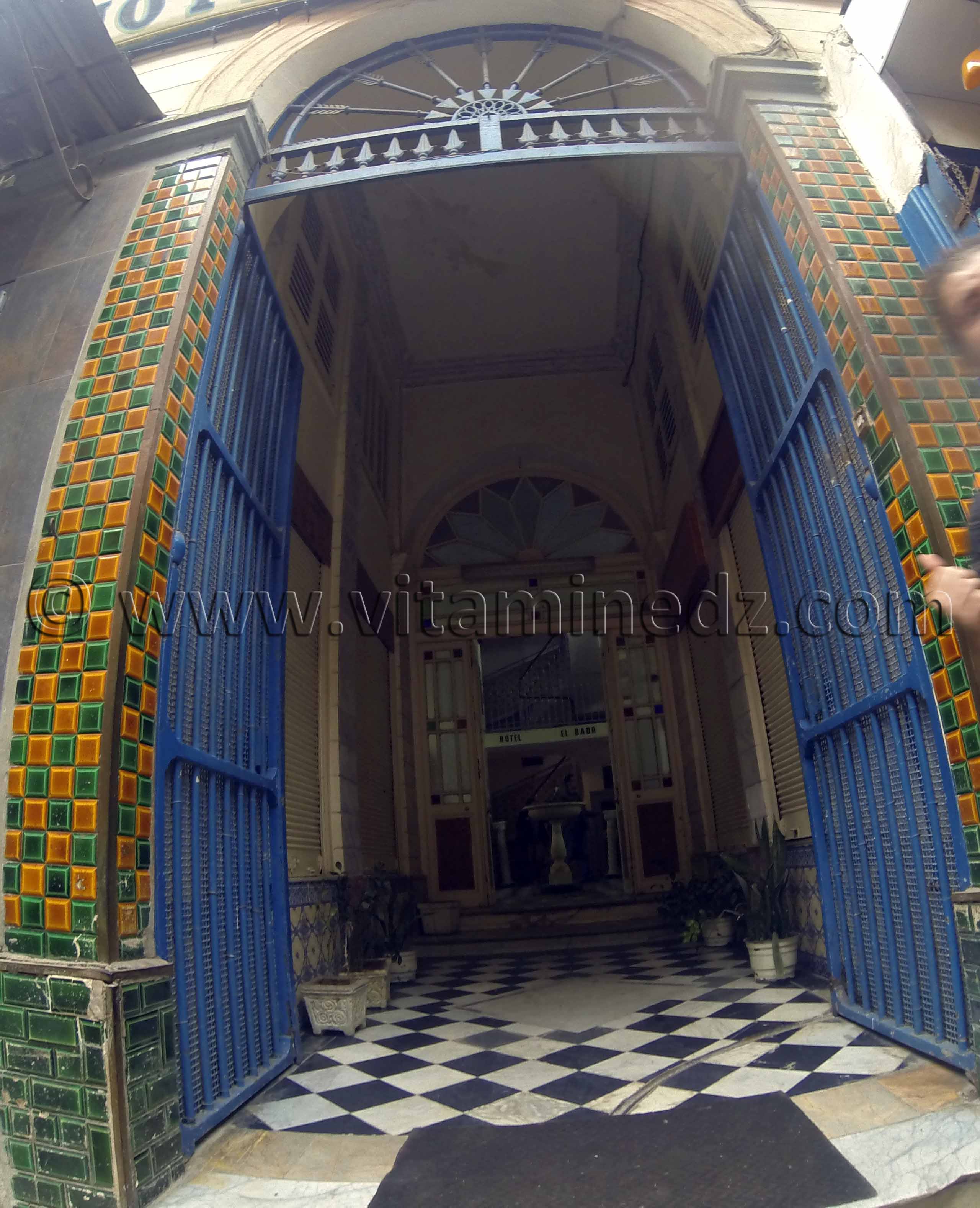 Entrée Hotel Badr Casbah d'Alger