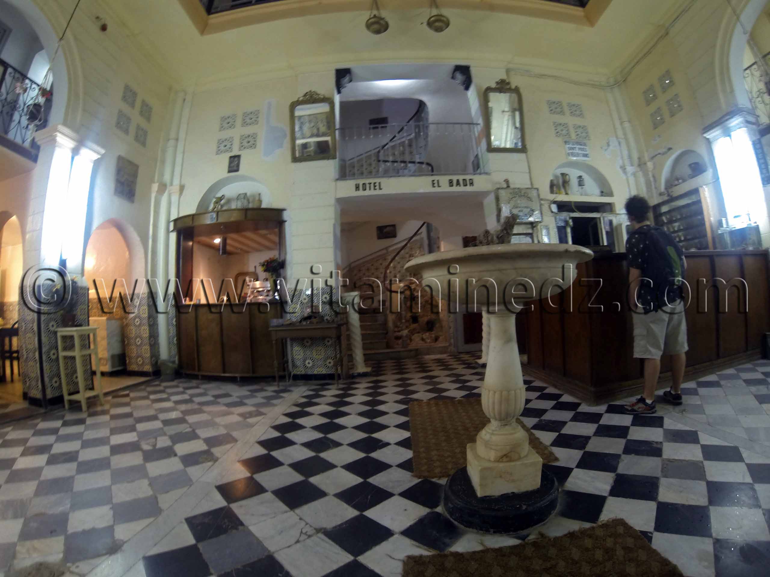 Patio Hall, Hotel Badr Casbah d'Alger