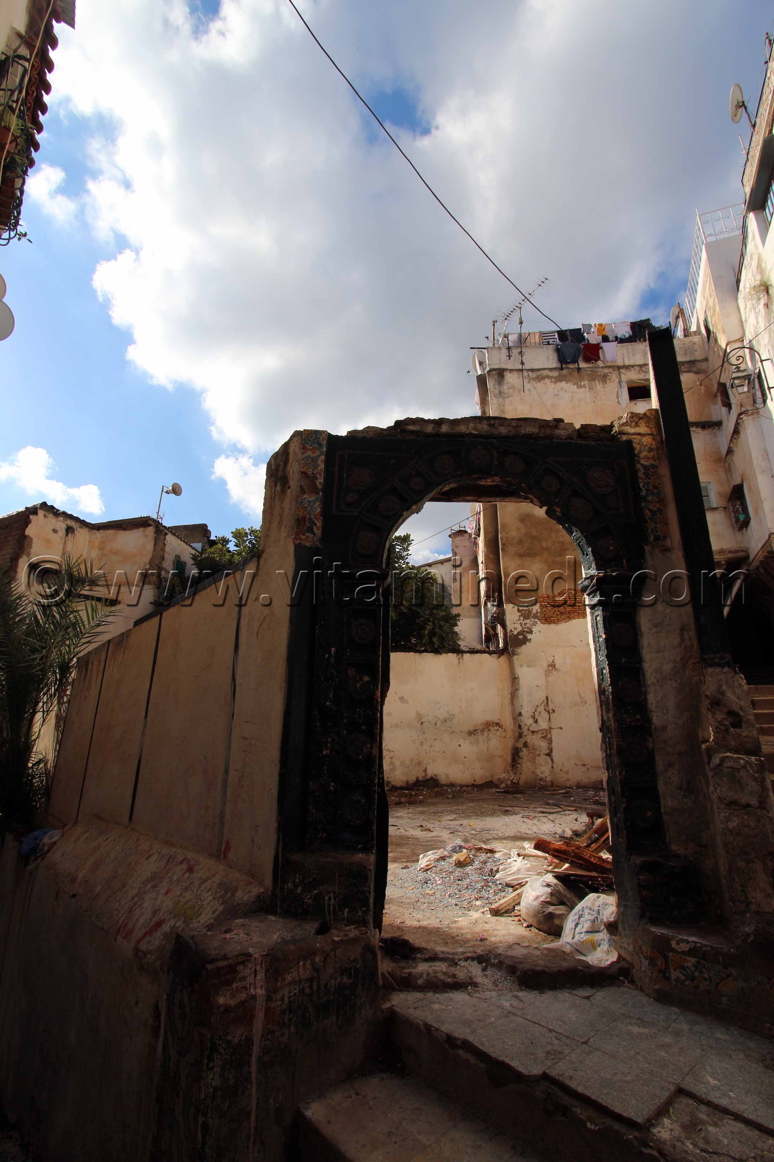 Ce qui reste d'une ancienne maison de la Casbah d'Alger