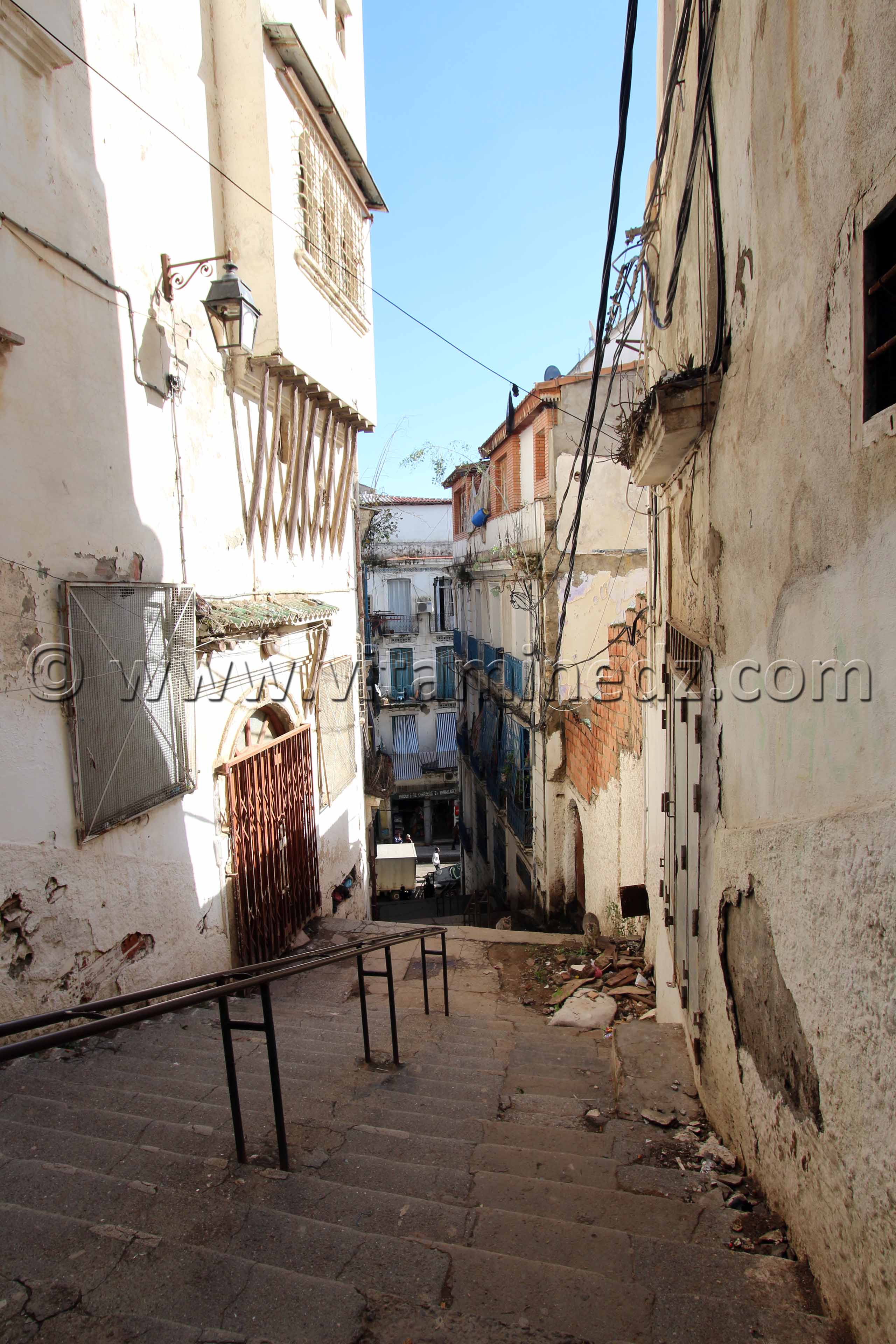 Escaliers Casbah d'Alger, Patrimoine immobilier en voie de dispartition