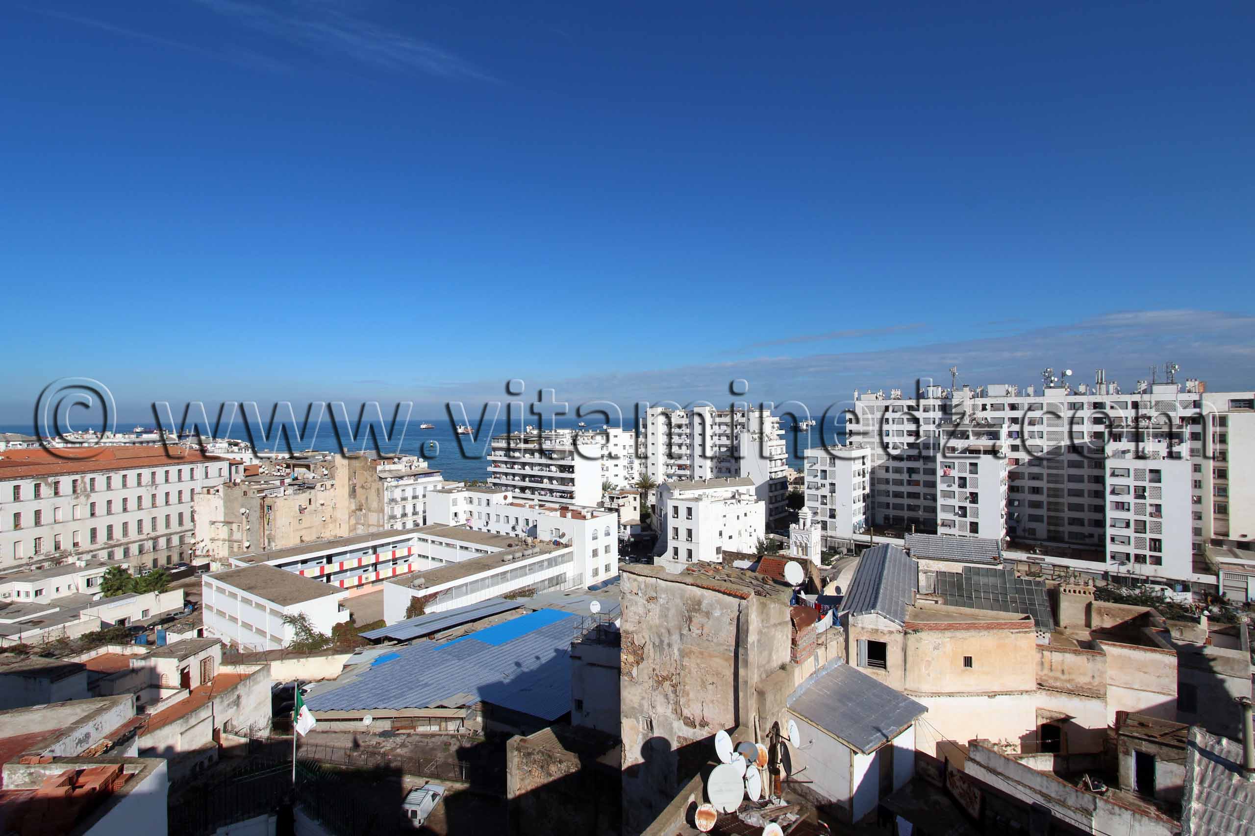 Vue sur Mer depuis la Casbah d'Alger