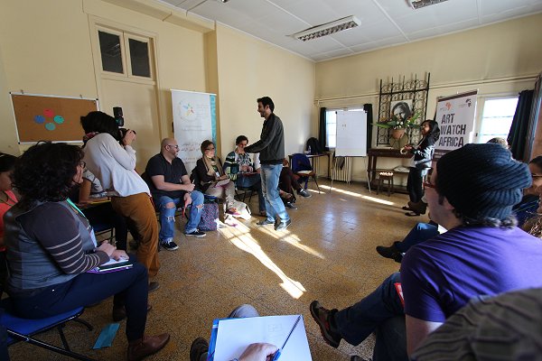 ART WATCH AFRICA - 20/21/22 novembre 2014 - Formation en droits artistiques et culturels, Villa Ben Smen, Alger.