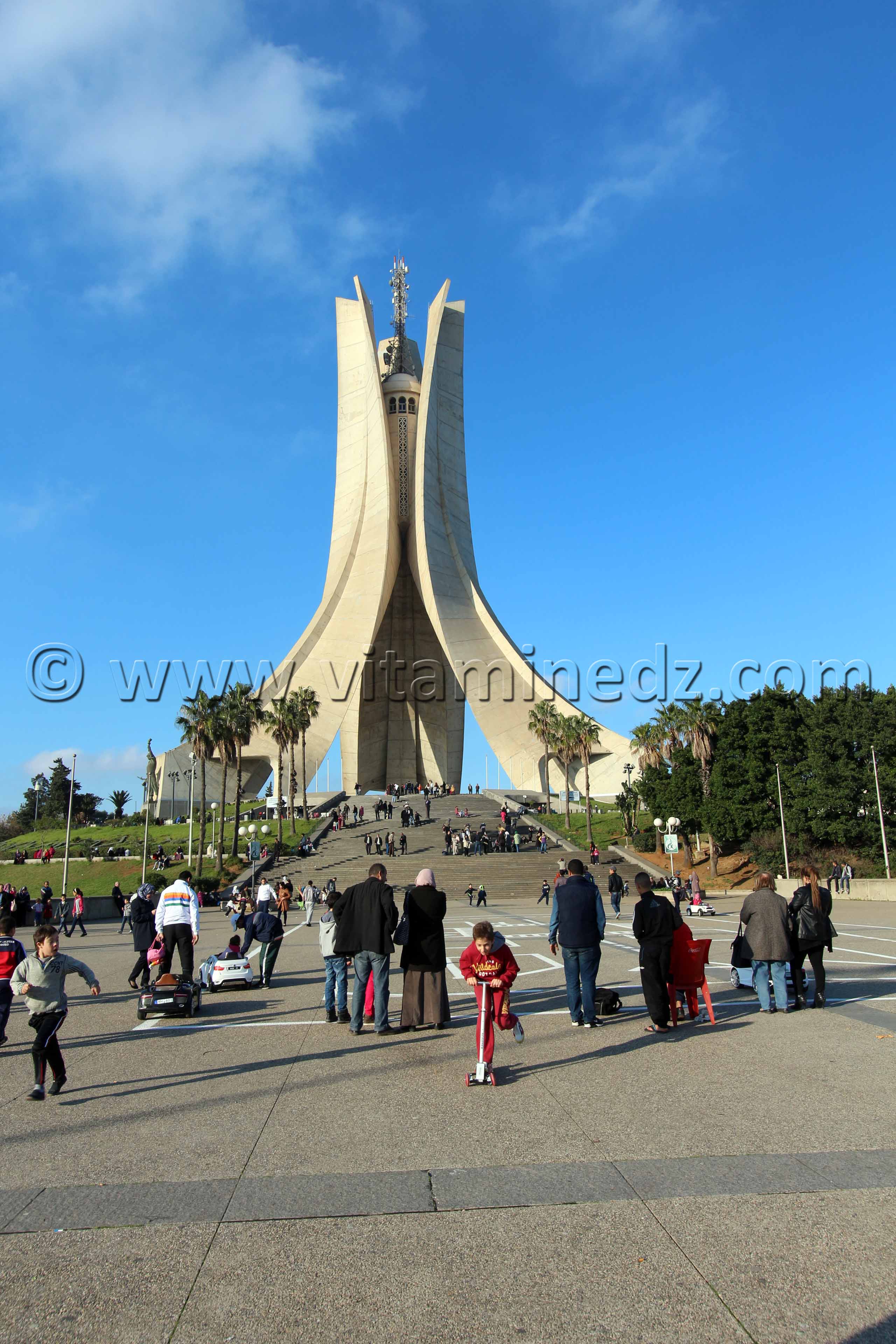 Makam Echahid à Alger réalisation sous lère Chadli Benjedid