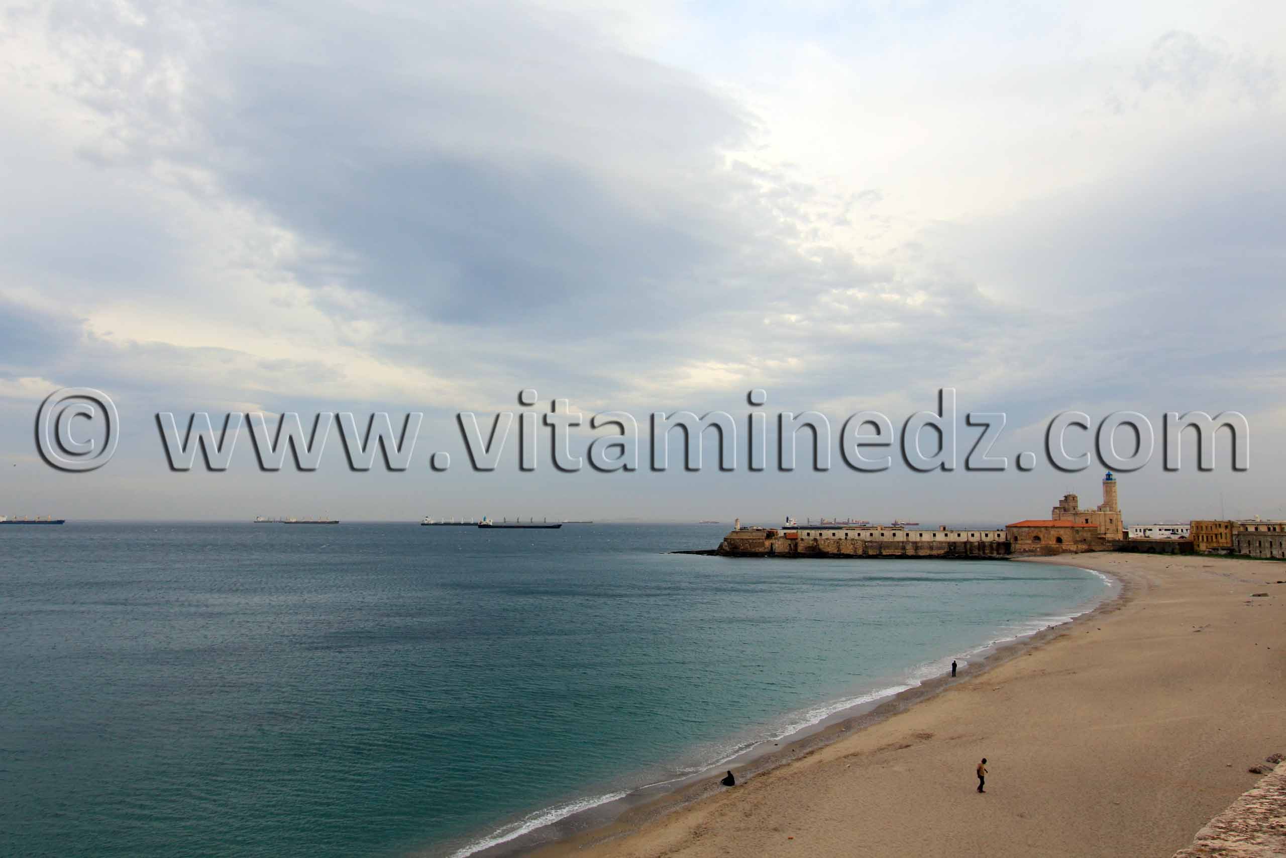 Vue sur le Penon à partir du Palais du Rais (Bastion 23) à Alger