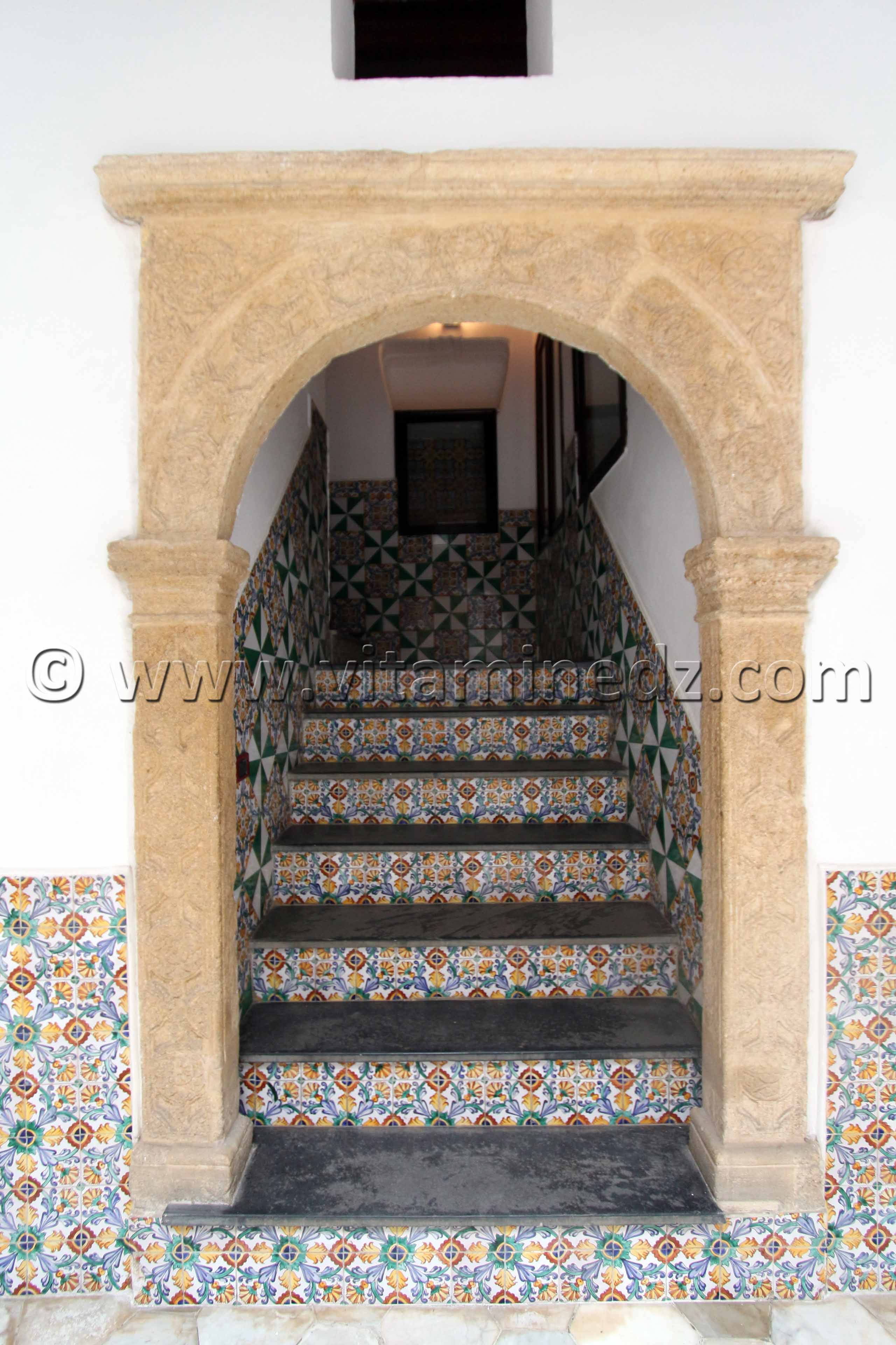 Escaliers Palais du Rais (Bastion 23) à Alger