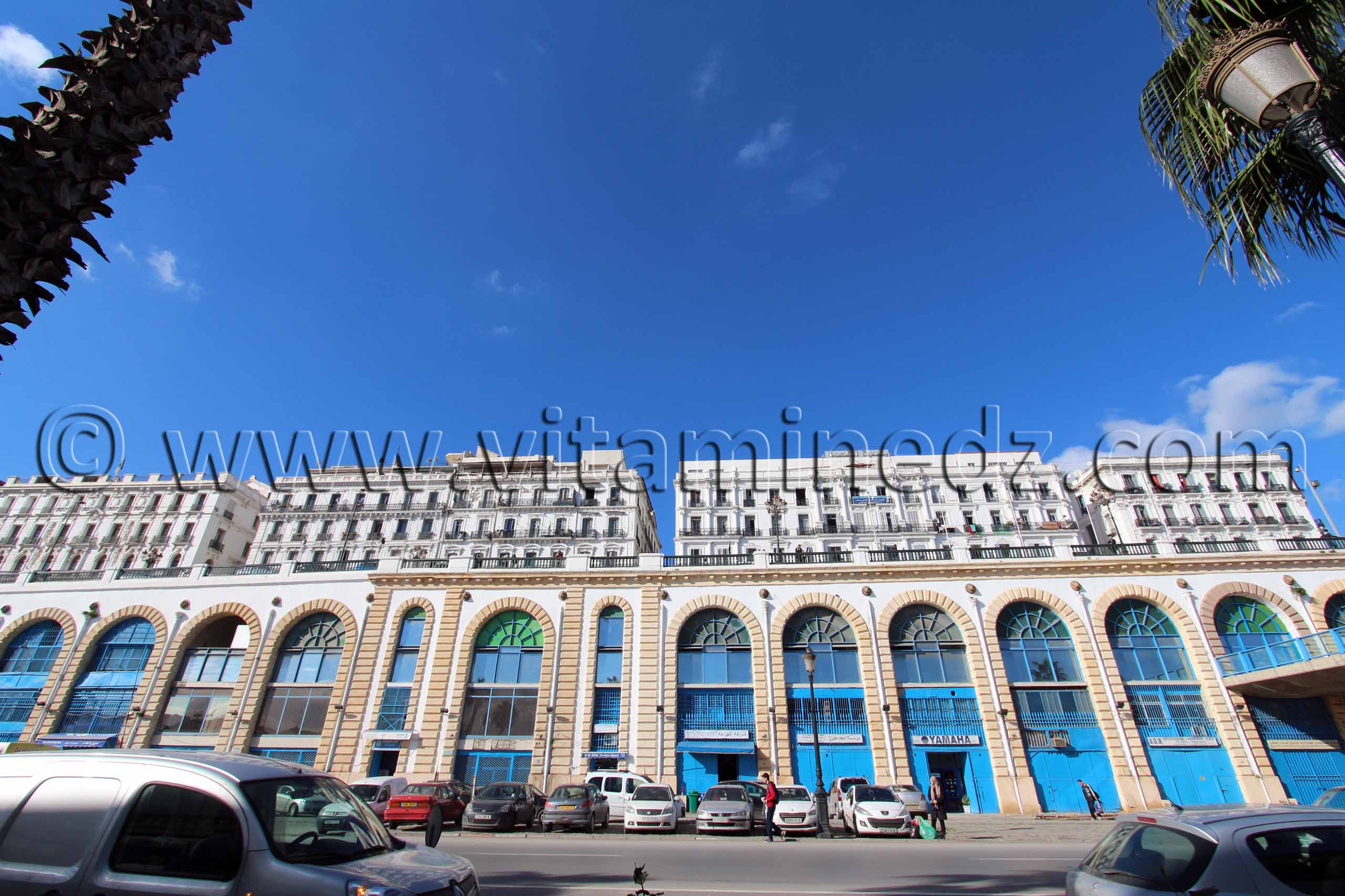 Alger, Arcades Port de la pêcherie, rampe chasseloup laubat