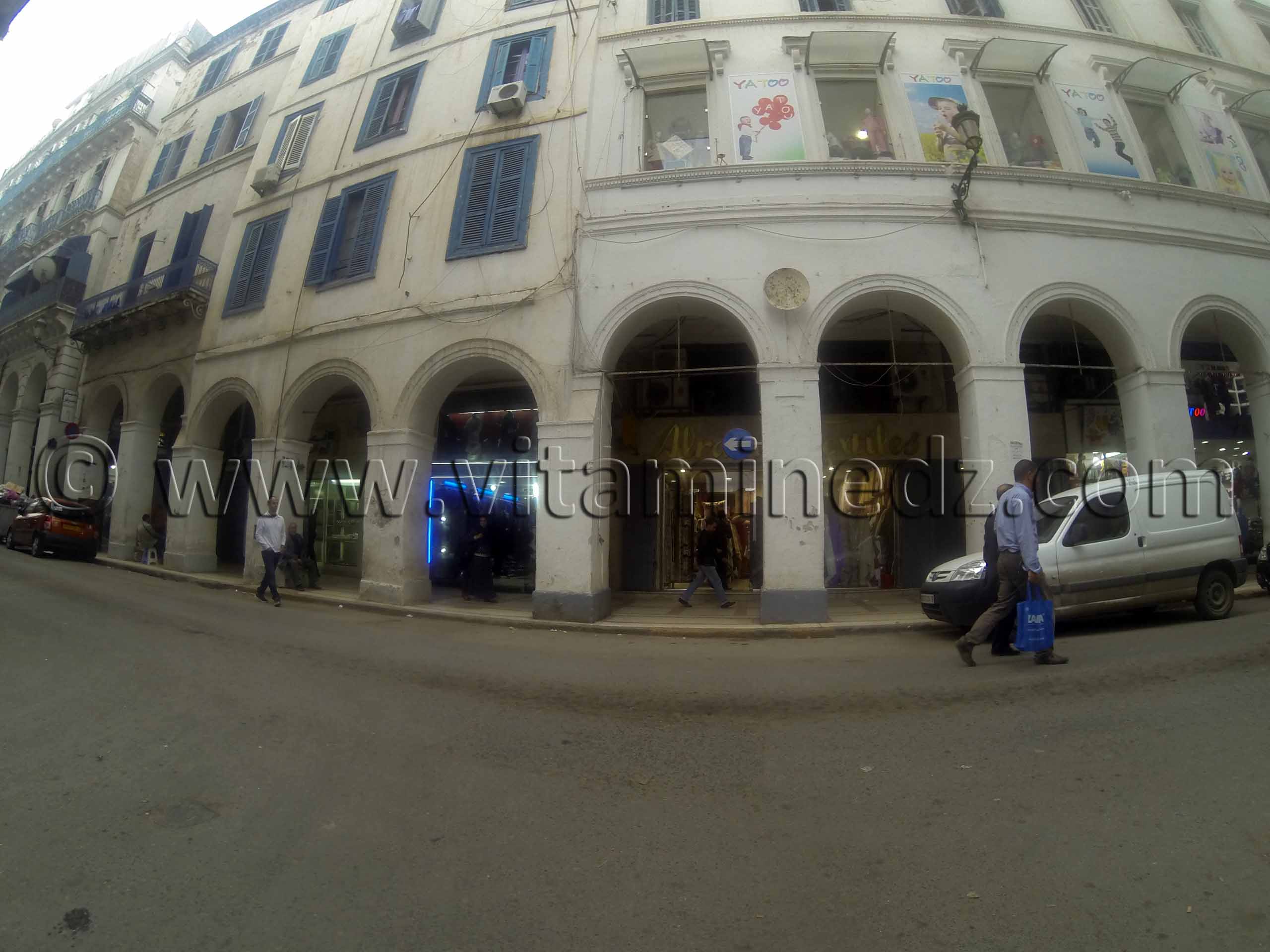 Arcades rue Bab azzoun, Patrimoine immobilier algérois