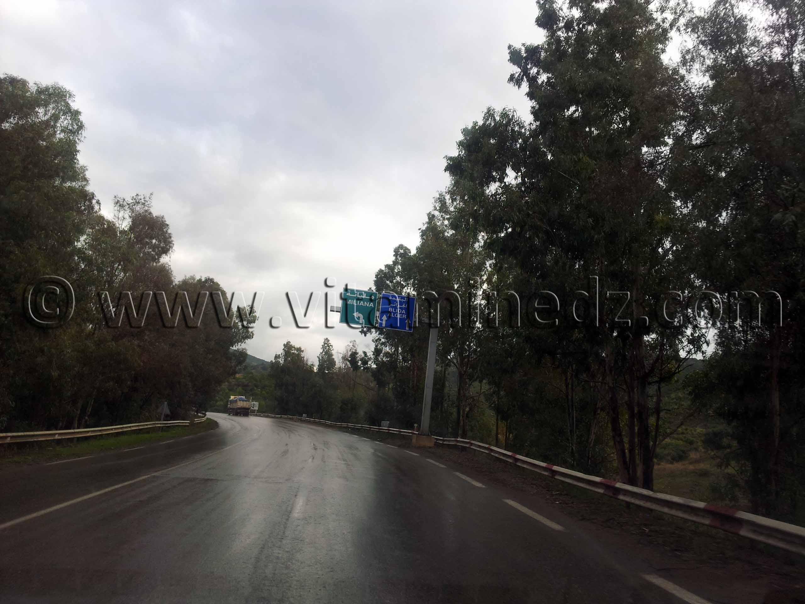 Khemis Miliana, Vers Alger par RN4, Wilaya de Ain Defla