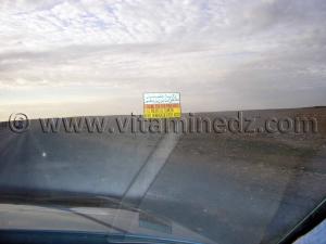 Limite de la Wilaya de Tlemcen Départ vers le Sud , commune d\'El Aricha (Tlemcen)