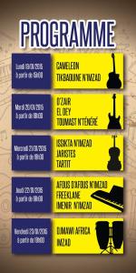 Cirta Zik - Freeklane,  Caméléon, El Dey, Djmawi Africa, Imzad et pleins d'autres groupes en Concerts à Constantine