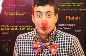 clown et magicien anniversaire et maquillage sur visage d enfants