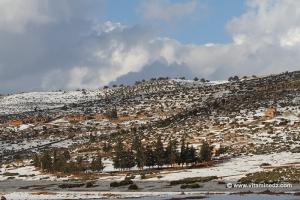 Tlemcen Chutes de neige sur les hauteurs de la Wilaya (Sebdou, Tirni, Beni Smiel)
