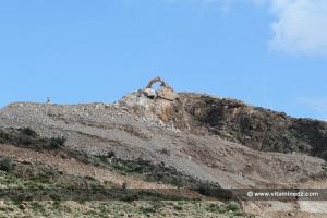 Tlemcen Brise roche sur une montagne d\'El Mdig pour construire des chemins de fer