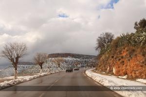 Tlemcen Chutes de neige sur les hauteurs de la Wilaya (Sebdou, Tirni, Beni Smiel)