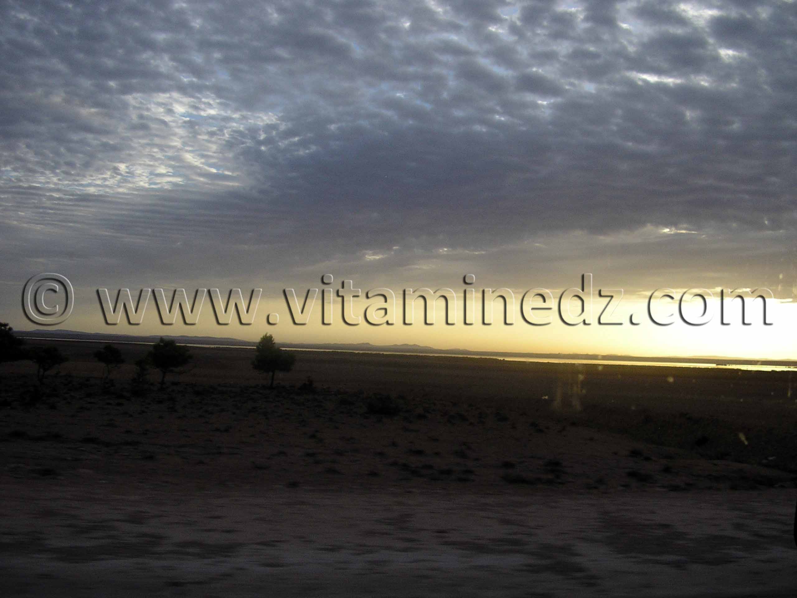 Lac de Dayet El Ferd, Départ vers le Sud , commune d'El Aricha (Tlemcen)