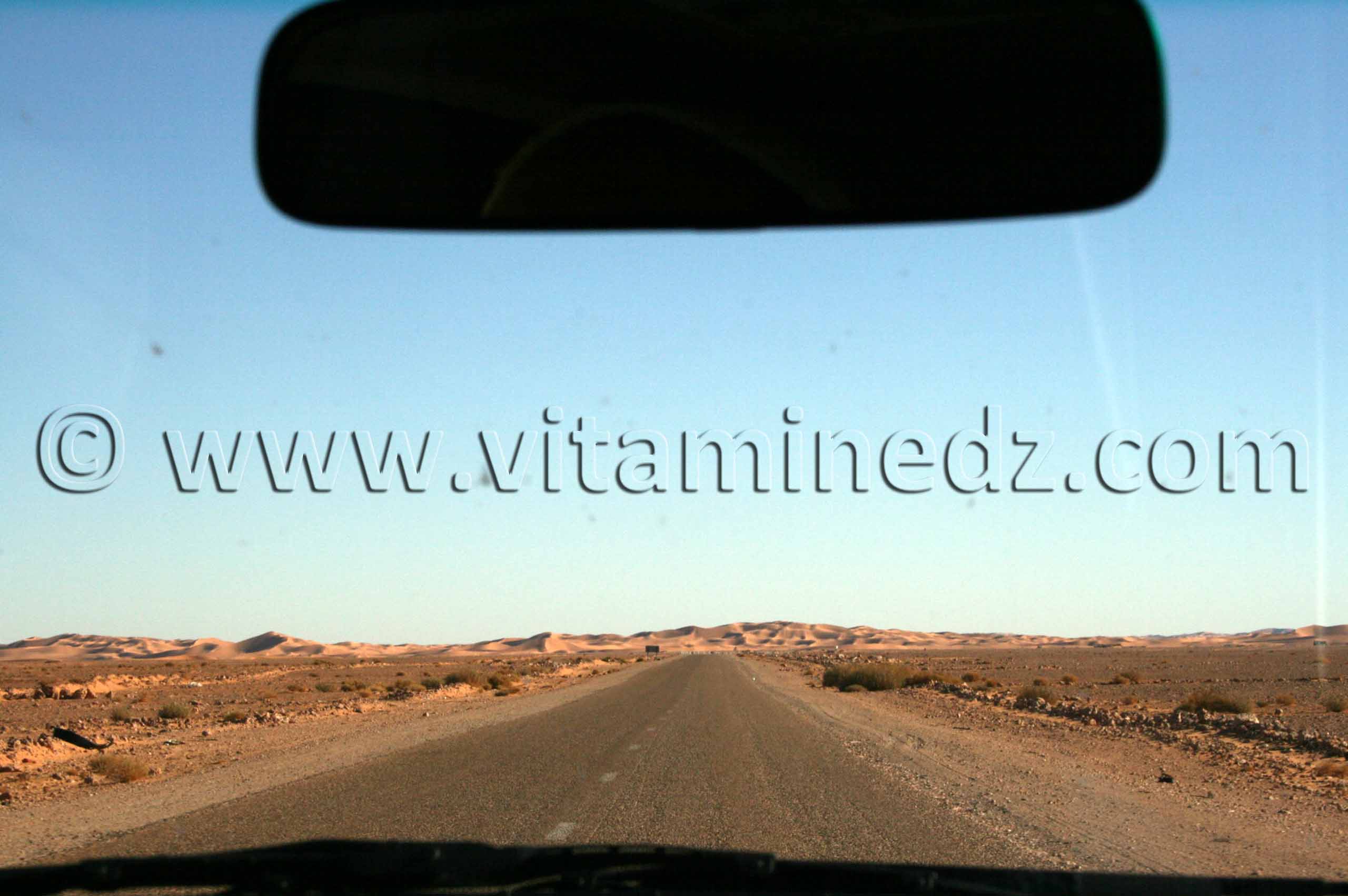 Route N51 de Timimoun vers El Golea (Menia)