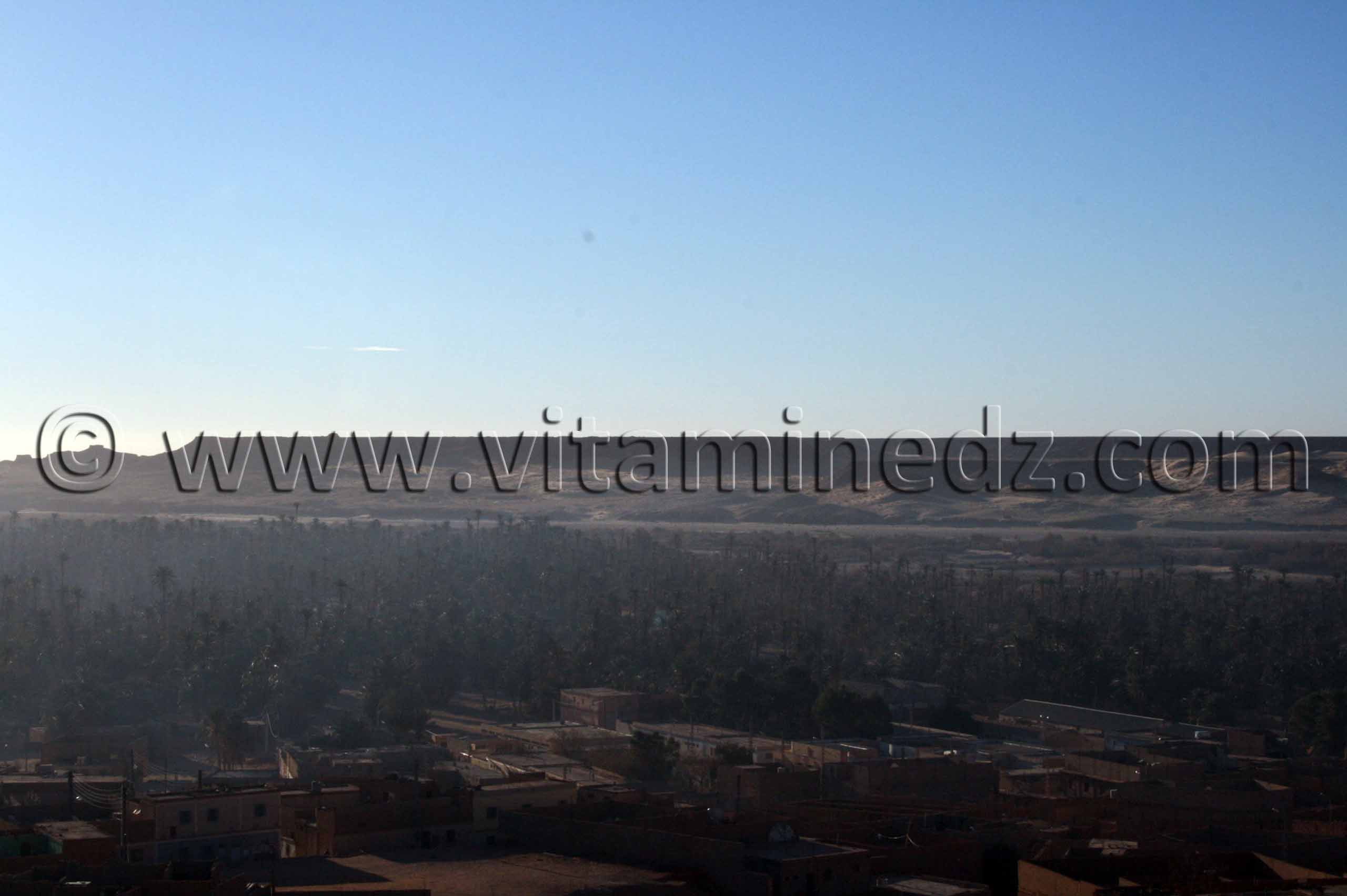 Brezina, palmeraie,à l'abandon, suite a la construction du barrage.