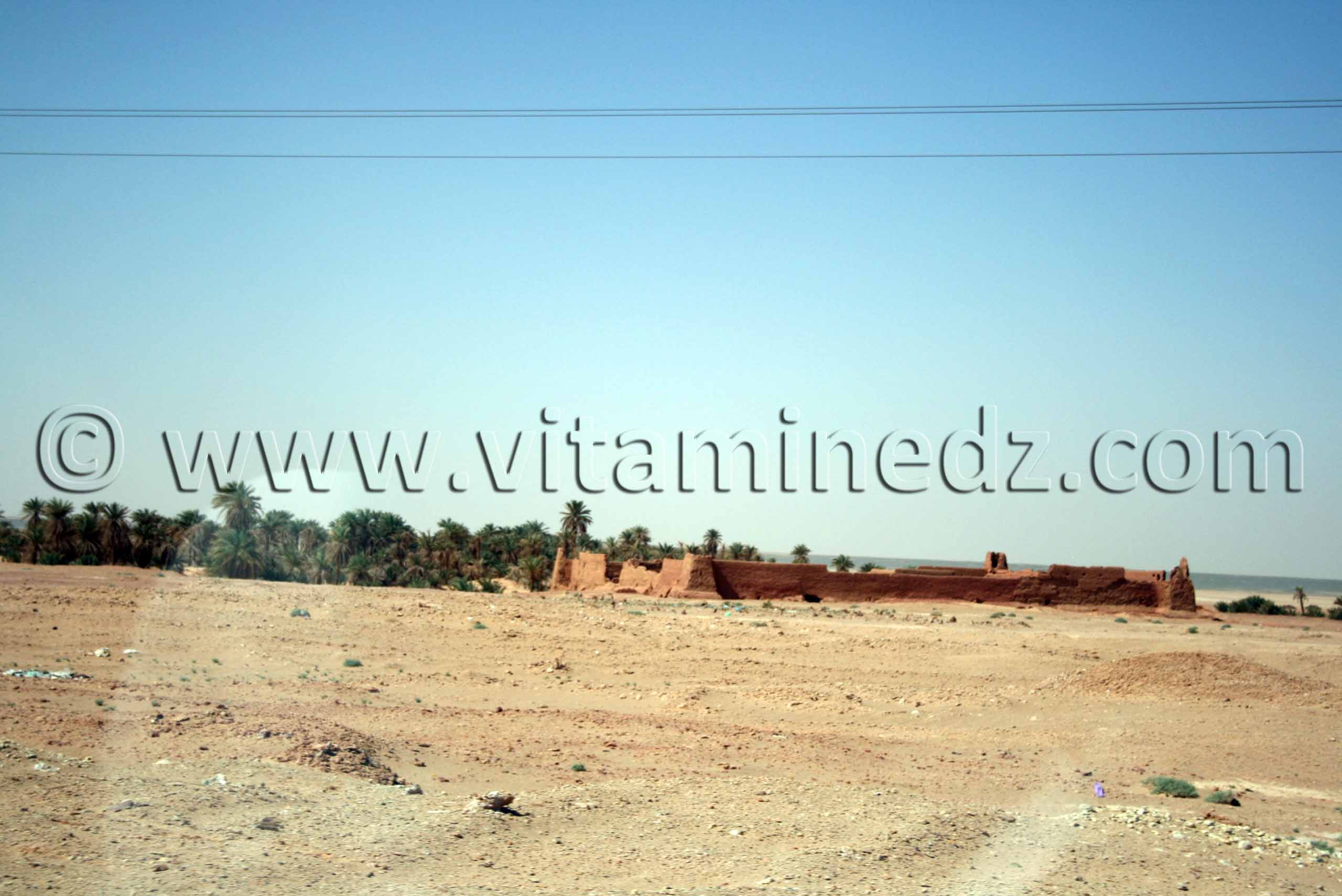Ruines a Touki Commune de Tamentit, Wilaya d'Adrar