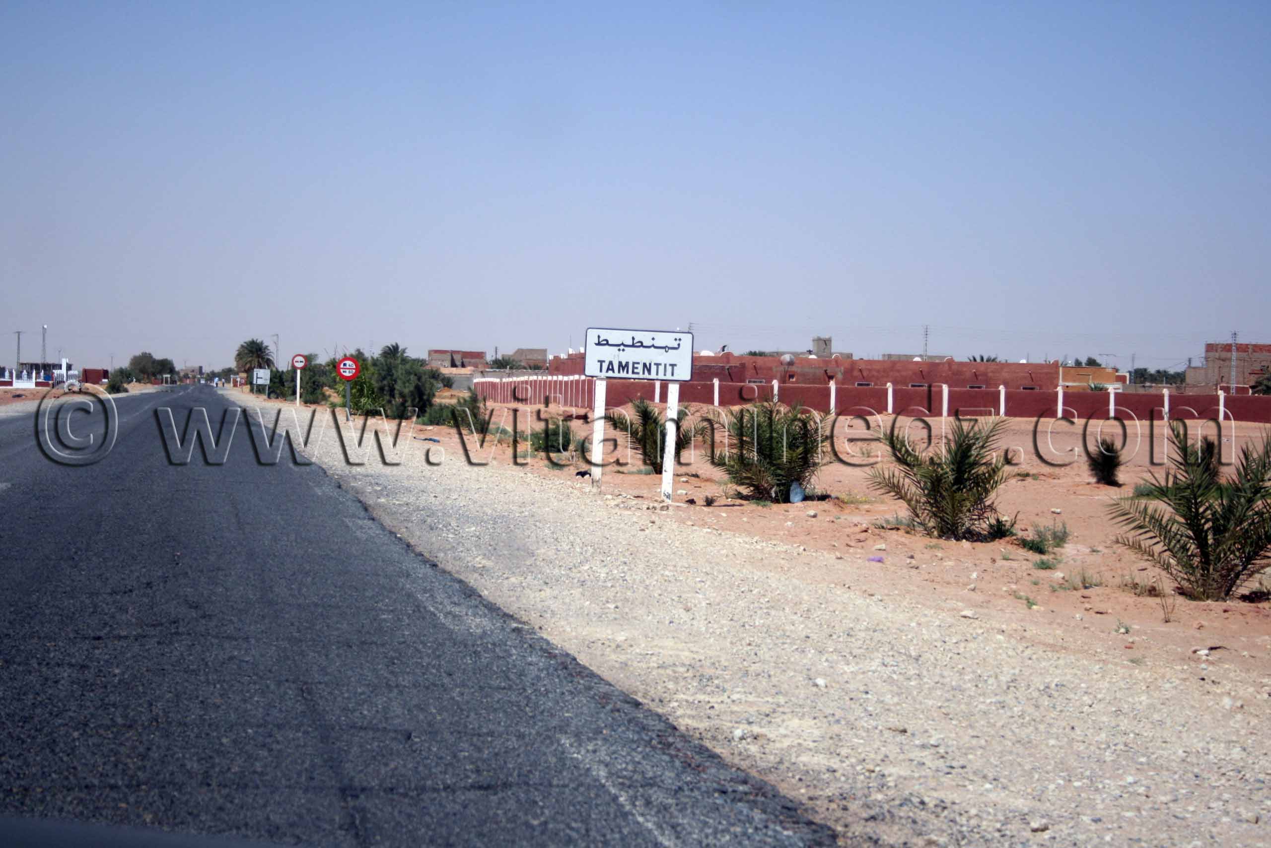 Entrée de Tamantit, Wilaya d'Adrar