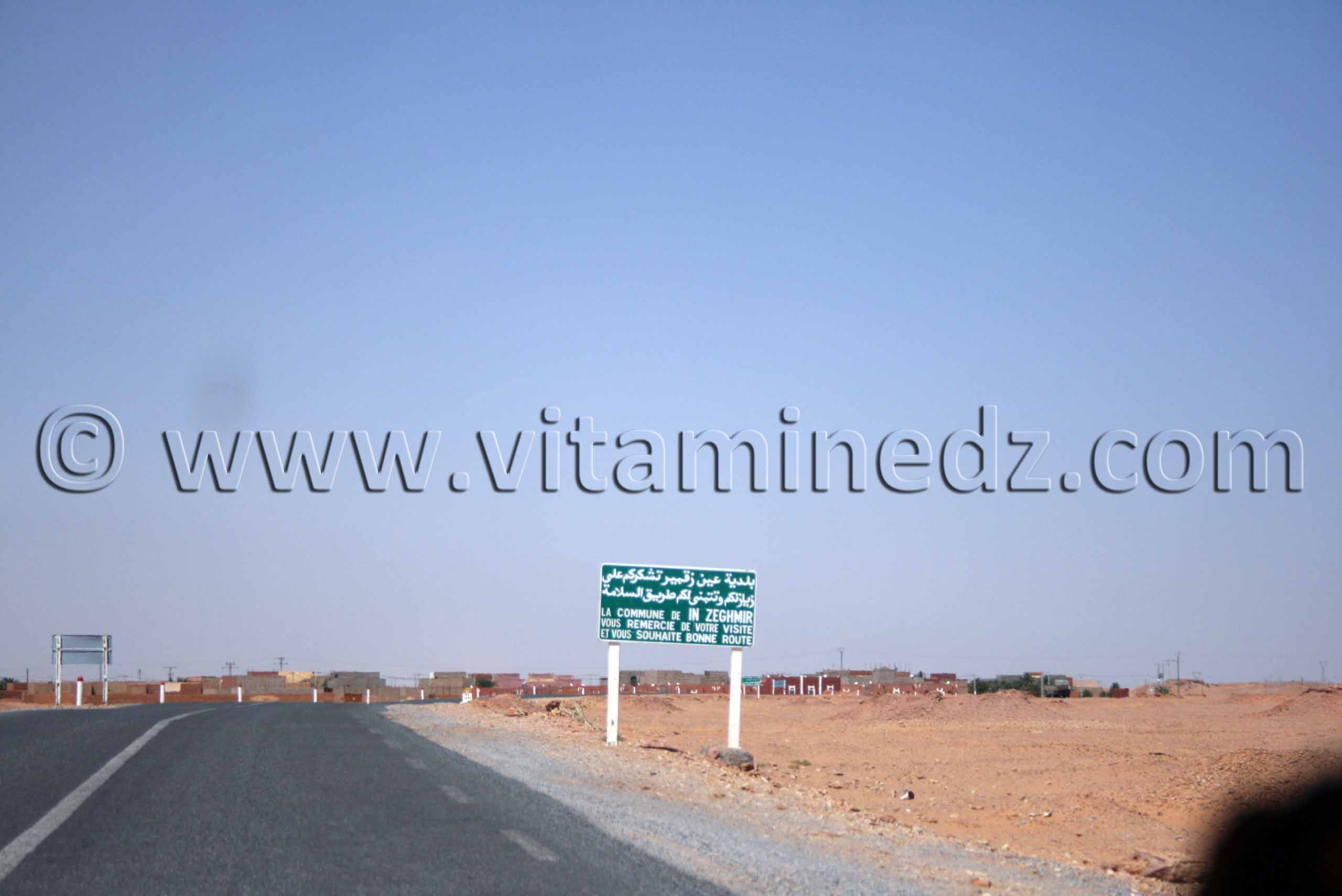 Commune de Inzeghmir, wilaya d'Adrar