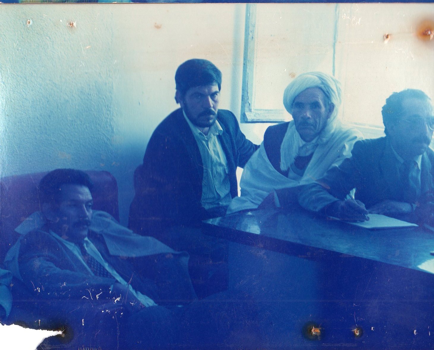 يابوس اجتماع للمناضلي حزب جبهة التحرير الوطني في عهد الحزب الواحد