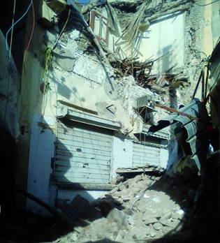 Constantine - Une bâtisse s’effondre à Souika