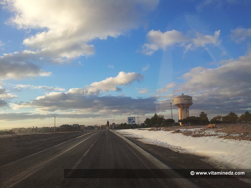 Un voyage vers le sud exceptionnel la neige à Sebdou et Laaricha ...