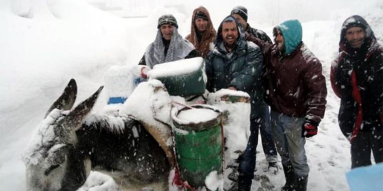 Ain el Hammam (Tizi Ouzou) - Les montagnards face aux hivers rigoureux