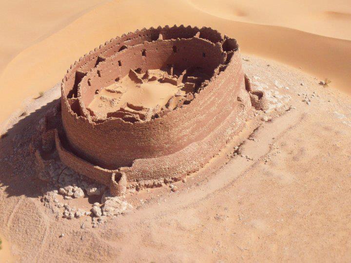 Vue aérienne de Ksar Dra'a (Région de Timimoun)