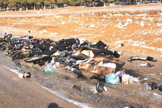 Vu à Belezma (Batna) -  Une décharge autorisée dans un parc classé