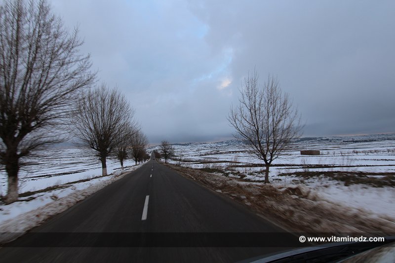 Tlemcen Chutes de neige sur les hauteurs de la Wilaya (Sebdou, Tirni, Beni Smiel)