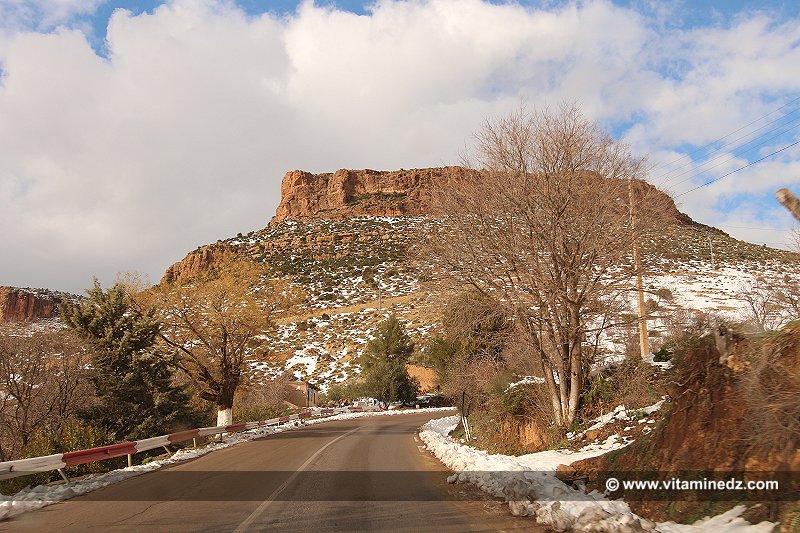 Tlemcen Chutes de neige sur les hauteurs de la Wilaya (Sebdou, Tirni, Beni Smiel)