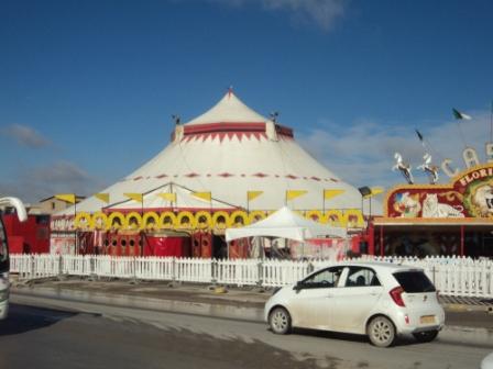 Chapiteau du cirque Amar