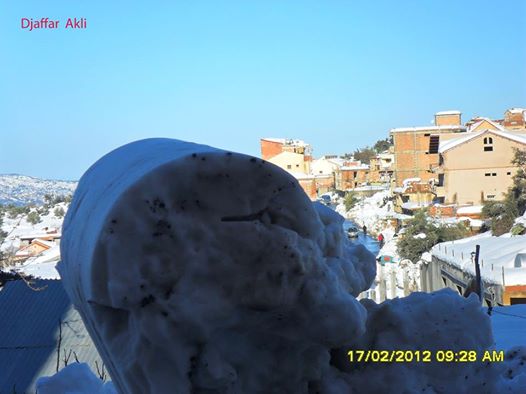 bouzeguene sous la neige
