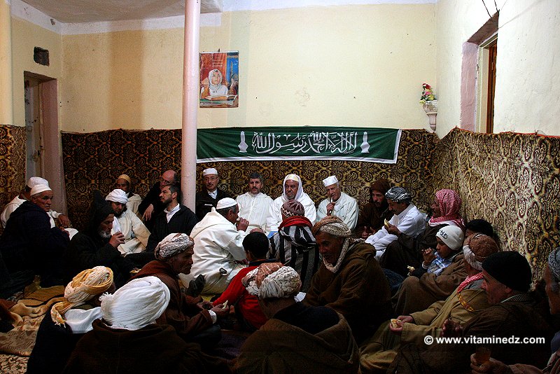 Zaouia Kadiriya à Ain El Hout Tlemcen (Mawlid Ennabawi)