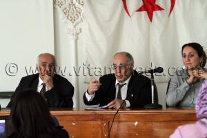 Tlemcen - Conférence  Le caftan à travers les générations animée par Me Sari Tahar et Sari Mahmoud au centre de l\'artisanat Imama